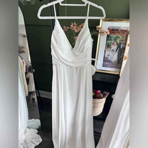 Lulus Choose Your Love White Surplice Sleeveless Maxi Dress - Picture 6 of 7